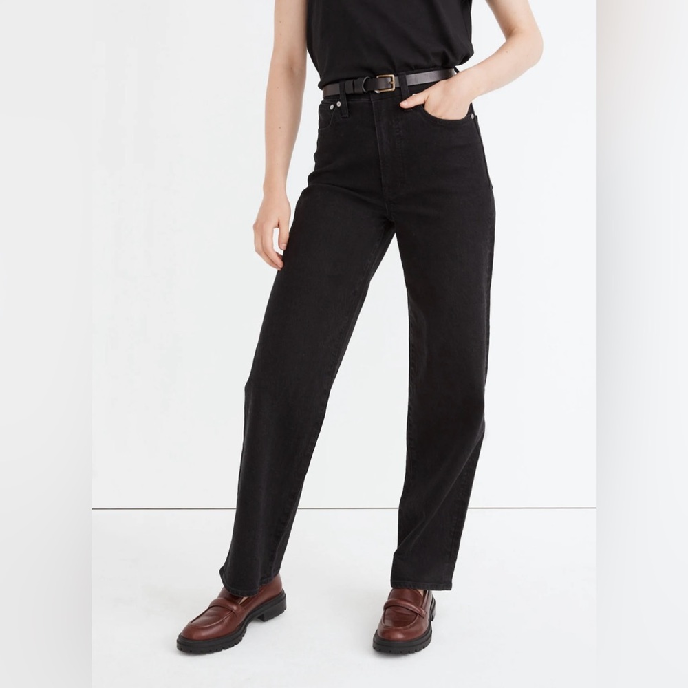 Madewell Women's Black Straight Leg Jeans